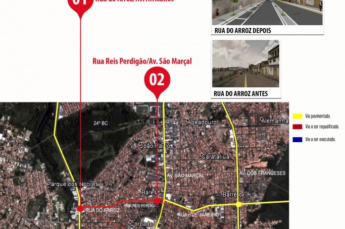 Projeto Interbairros vai requalificar ruas que ligam a Feira do João Paulo à Av. dos Africanos