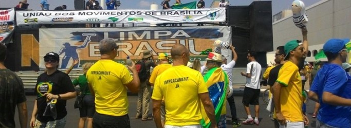 Protestos em Brasilia