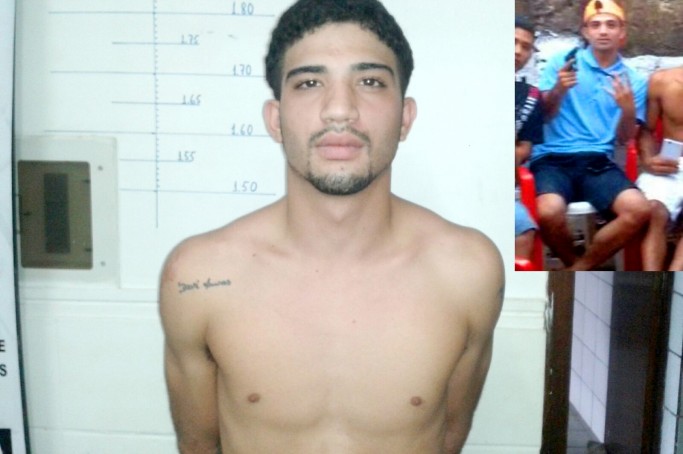 Antônio Lucas Silva Aragão foi preso e o revólver foi encontrado com três munições intactas