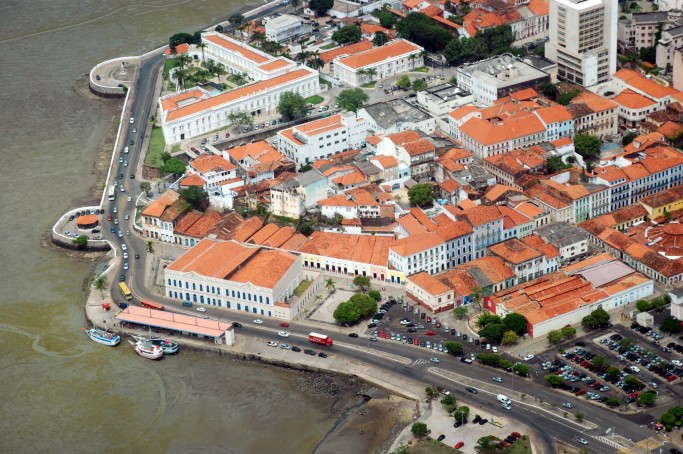 Vista aérea do Centro Histórico