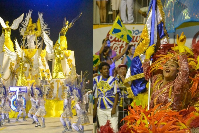 Turma do Quinto e Favela do Samba dividem título do carnaval