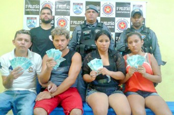 Grupo é preso com dinheiro falso em Zé Doca