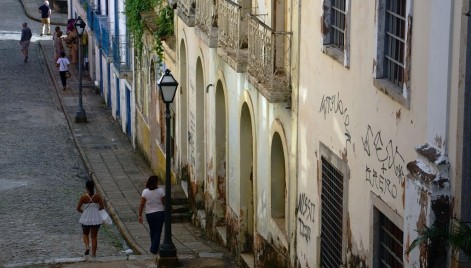 Pichações afetam fachadas do Patrimônio Histórico de São Luís (Karlos Geromy / O Imparcial)
