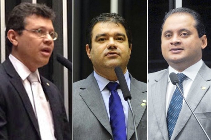 Weverton Rocha (PDT), João Marcelo (PMDB) e Júnior Marreca (PEN).
