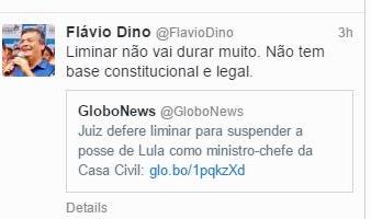 Twitter - Flávio Dino - Governador - Redes Sociais