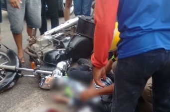Motociclista morre em acidente na Forquilha