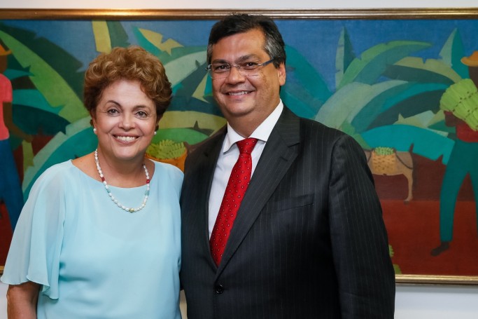 Brasília - DF, 25/02/2015. Presidenta Dilma Rousseff recebe Flávio Dino, Governador do Estado do Maranhão. Foto: Roberto Stuckert Filho/PR.