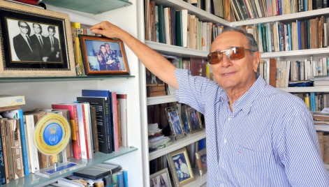 11/07/2014.Crédito:Karlos Geromy/OIMP/D.A.Press.Brasil.São Luís-MA. Benedito Buzar, presidente da Academia Maranhense de Letras (AML).