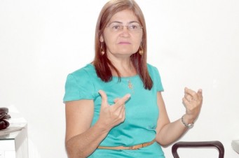 Benedita Costa, presidente do Sinproescemma