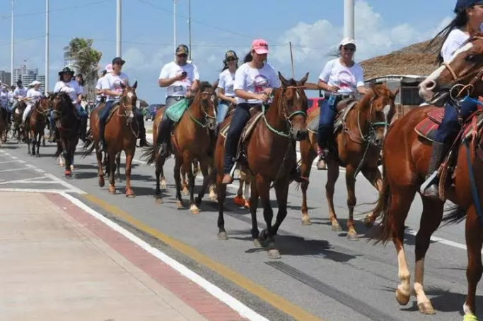 Cavalgada na Litoranea