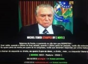 Site pessoal do presidente Michel Temer sofre invasão de hackers