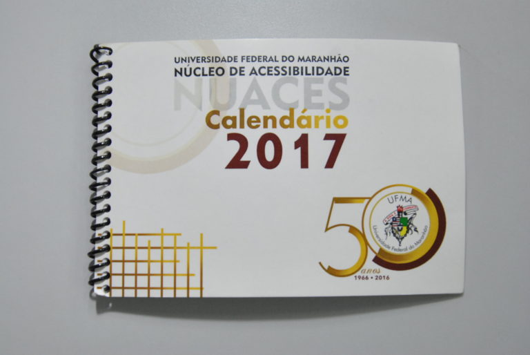 UFMA lança primeiro calendário em Braille do Maranhão