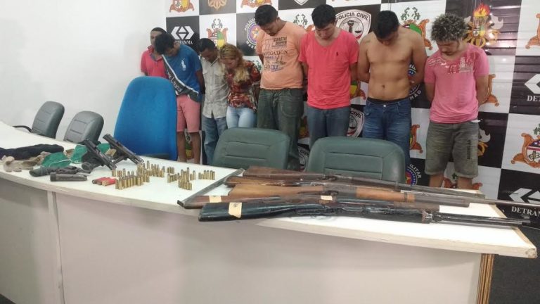 Polícia prende oito pessoas envolvidas com assalto a banco em Bom Jardim