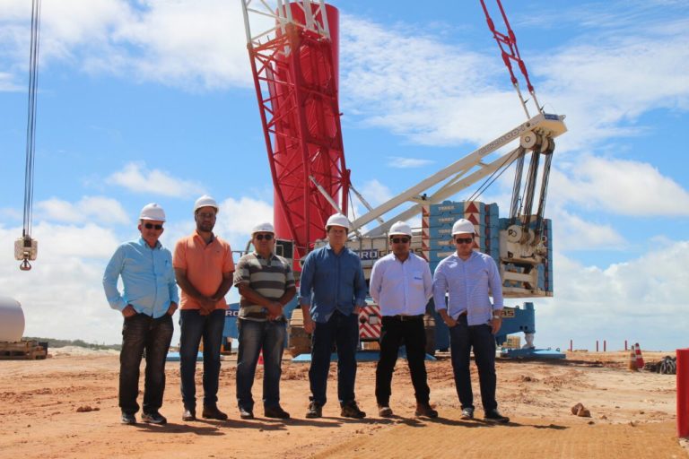 Aerogeradores são instalados nos Lençóis Maranhenses