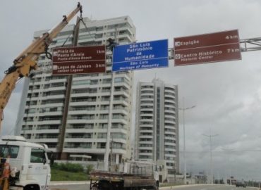 Novas placas de orientação turística são instaladas em São Luís