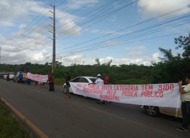 Motoristas de carrinhos protestam por legalização do serviço em São Luís