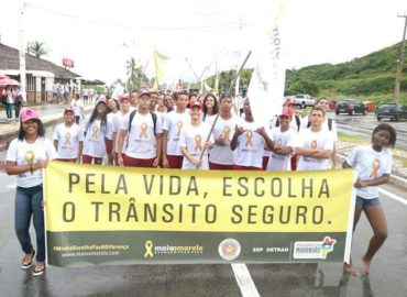 Encerramento da Campanha Maio Amarelo com caminhada na Litorânea