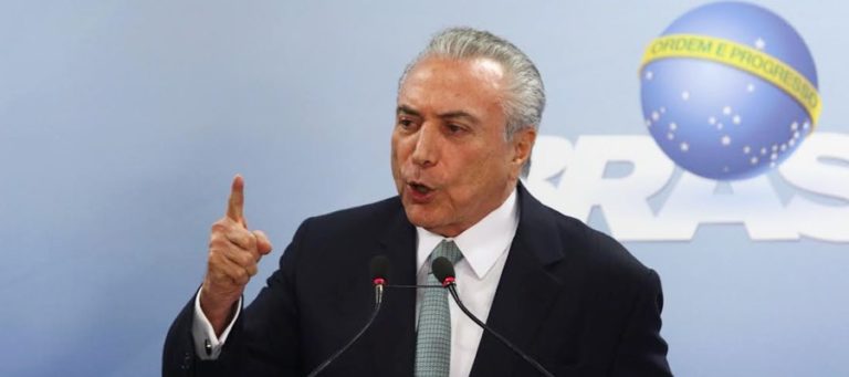‘Não renunciarei’, afirma Michel Temer