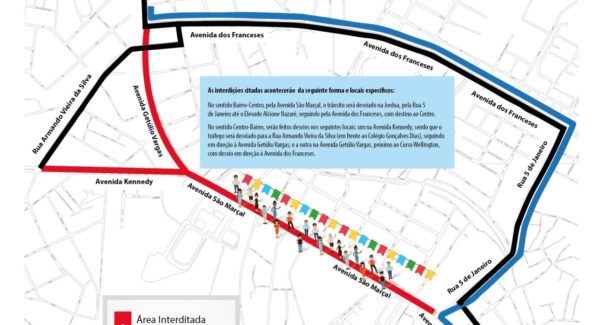 Trânsito é modificado para o festejo de São Marçal