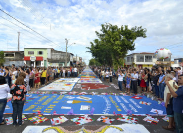 Os 25 anos do tapete de Corpus Christi no Cohatrac