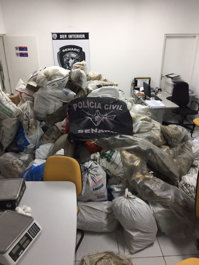 Quatro toneladas de drogas incineradas