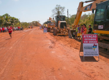 Obra deve pavimentar 54 quilômetros da MA-012