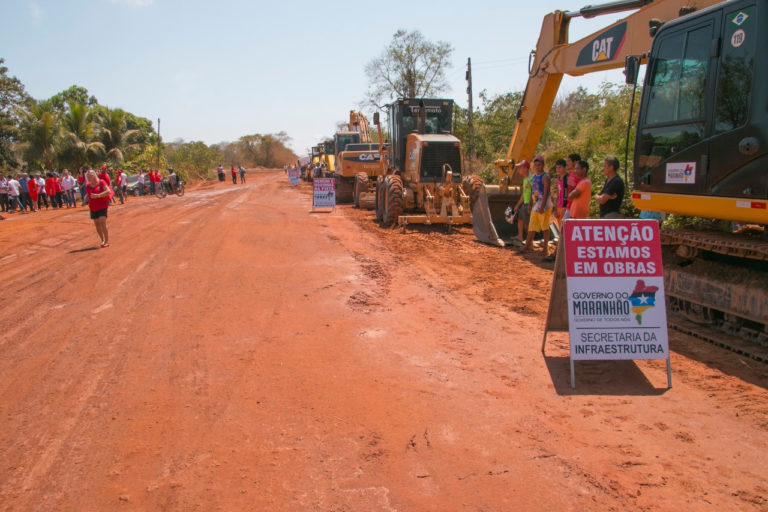 Obra deve pavimentar 54 quilômetros da MA-012