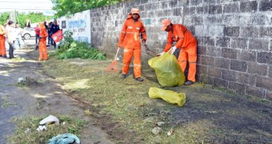 Prefeitura mobiliza ações de limpeza nas ruas da capital