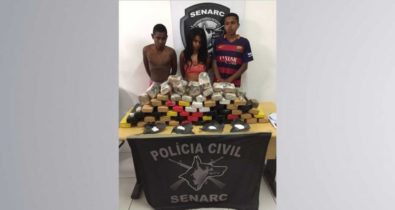 Polícia apreende 60 kg de maconha no Cohafuma