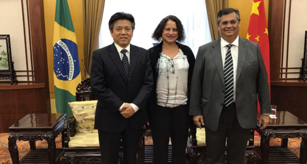 Dino trata de investimentos com embaixador da China em reunião