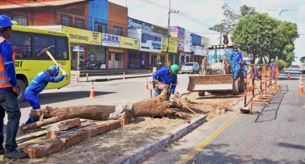 Intervenções na Avenida Guajajaras alteram o trânsito