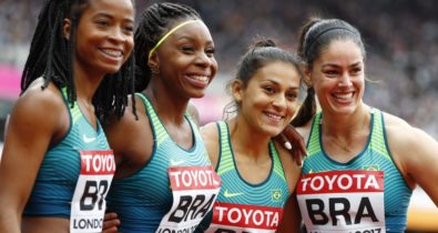 Revezamento 4×100 do Brasil fica em 7º no Mundial de Londres