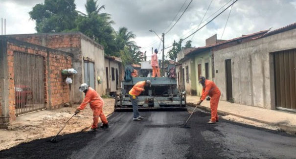 Bairros de São Luís recebem melhorias em suas vias
