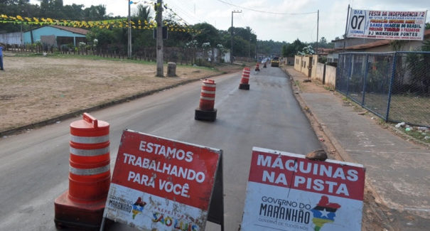 Mais asfalto chega ao Maracanã, zona rural de São Luís