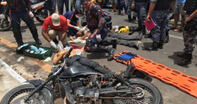 Assaltantes em fuga sofrem grave acidente em São Luís