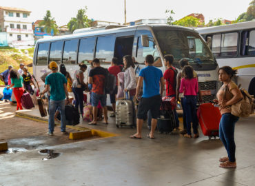 Terminal Rodoviário lotado na véspera do feriado