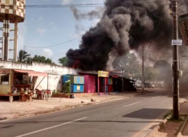 Incêndio atinge a Delegacia da Cidade Operária