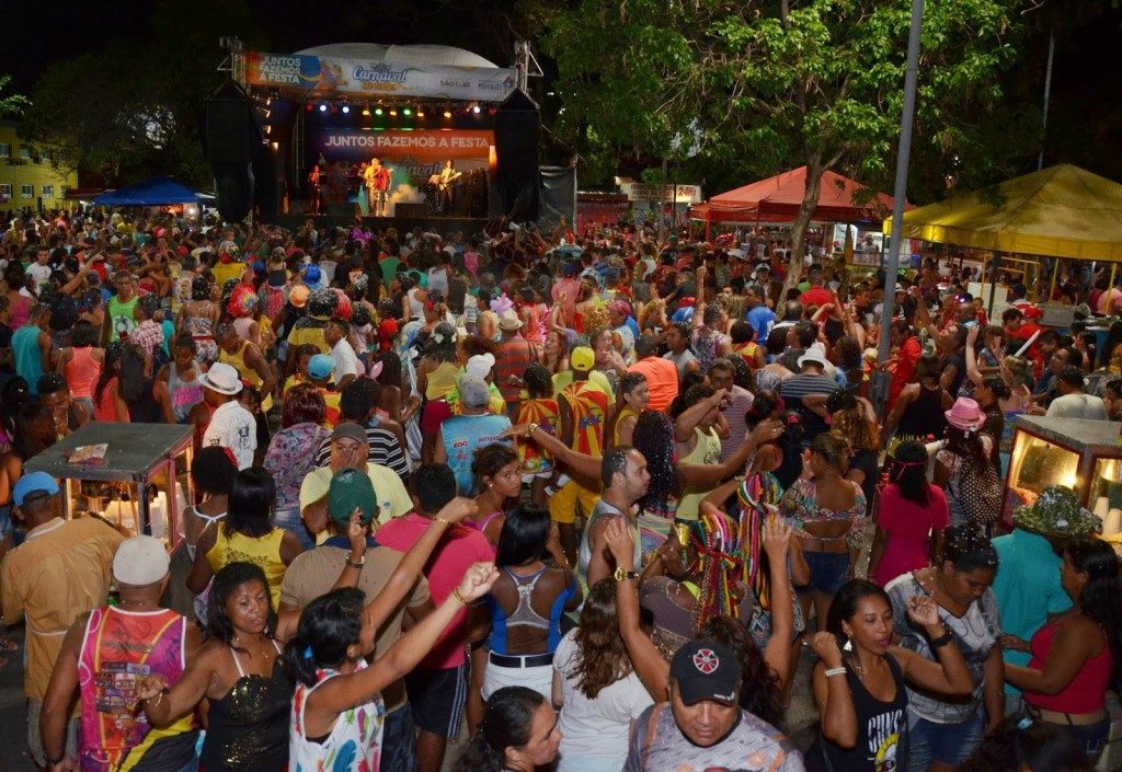 Carnaval na Praça da Saudade, Madre Deus. Foto: Reprodução