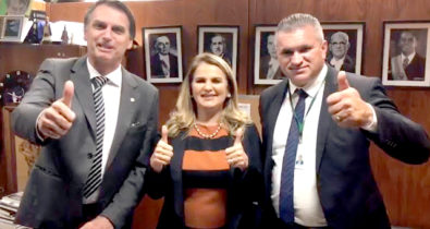 Maura Jorge busca apoio de Jair Bolsonaro