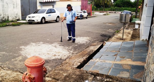 Caema inicia operação para identificar vazamentos
