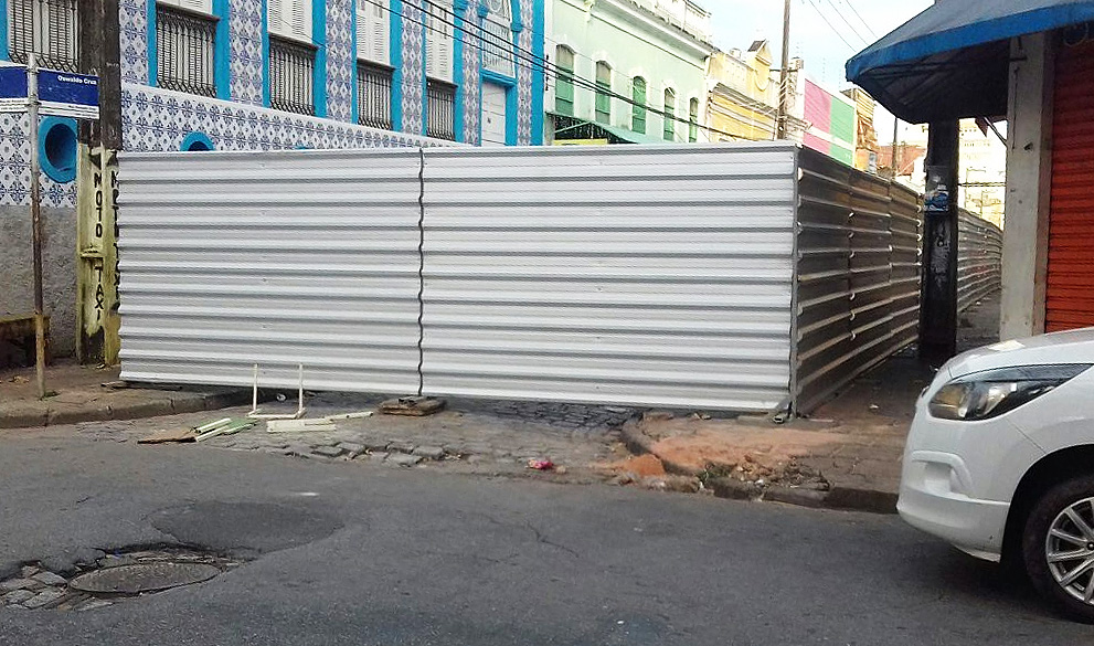 Reforma da Rua Grande tem início nesta segunda-feira