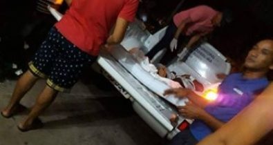 Pacientes são transportados em carroceria de caminhonete