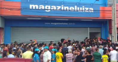 Tumulto marca a inauguração das lojas do Magazine Luiza em São Luís