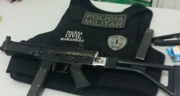 Polícia recupera submetralhadora roubada de delegacia