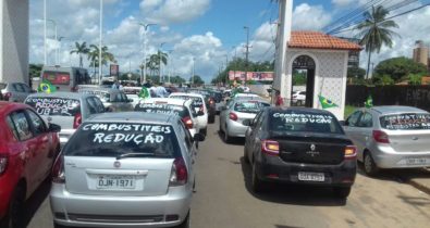 Ubers bloqueiam entrada de São Luís