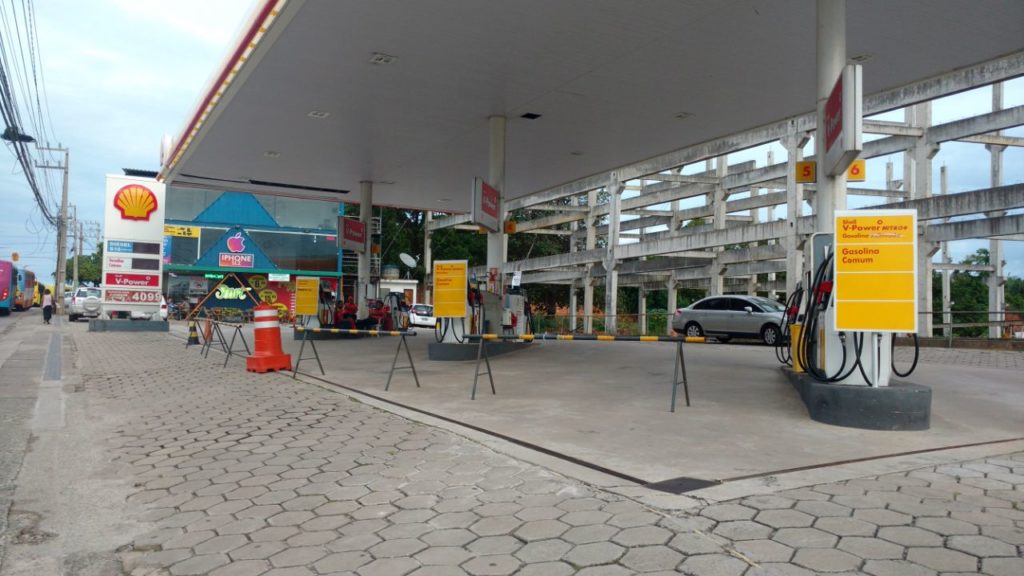 Posto fechado na Av. Jerônimo de Albuquerque. Foto: Ana Paula Ramos