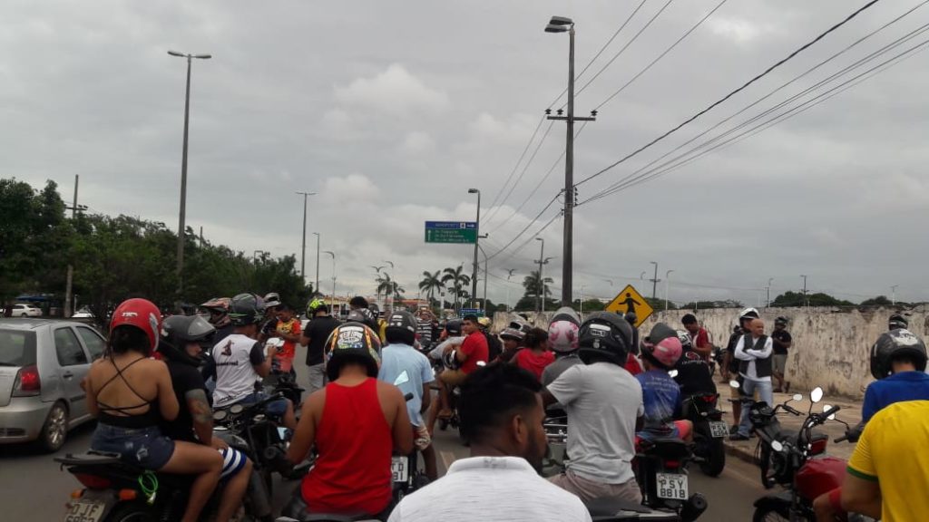 Motociclistas fazem protesto em avenidas de São Luís