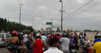 Motociclistas fazem protesto em avenidas de São Luís