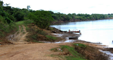 Nível do rio Tocantins está abaixo de zero