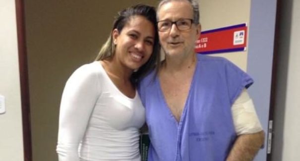 Professor da UFRJ esfaqueado na Lagoa da Jansen sai do Hospital